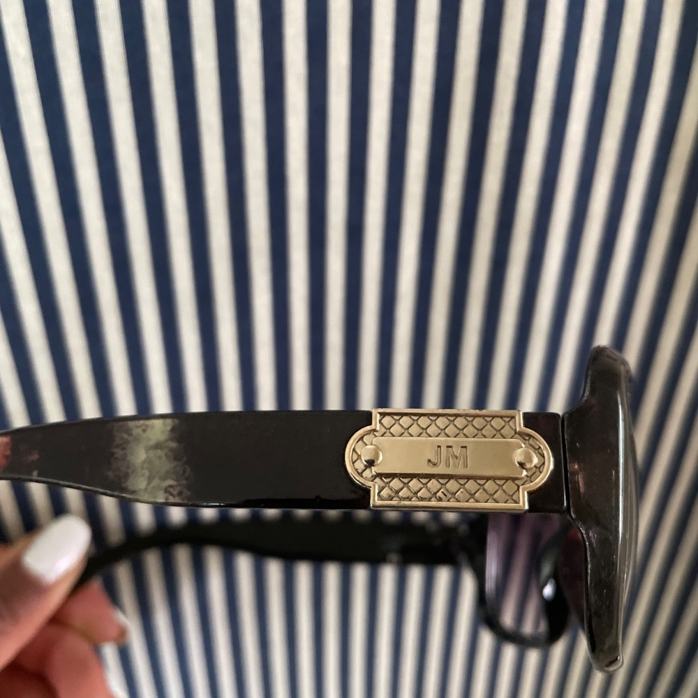 Dark Brown/Multi Colored Print Sunglasses - image 3